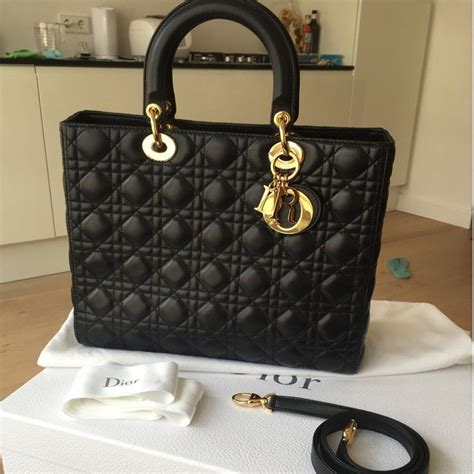 dior black lady|large black lady dior bag.